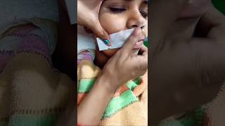 upper lips waxing tutorial #shortvideo 🌺🌺#janvi beauty salon 💖