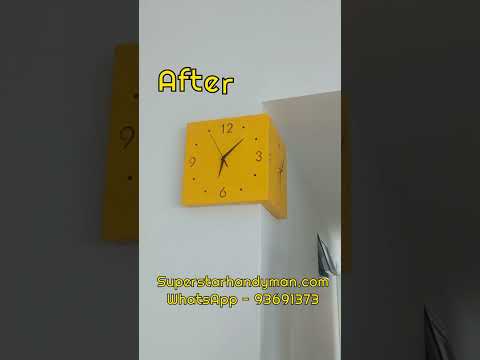 ⏰ Wall Clock Mounting Made Easy in SG!"