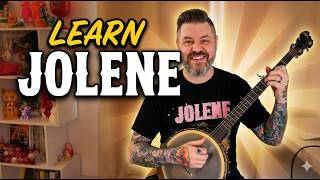 Jolene for Clawhammer Banjo Tutorial | Dolly Parton on the banjo