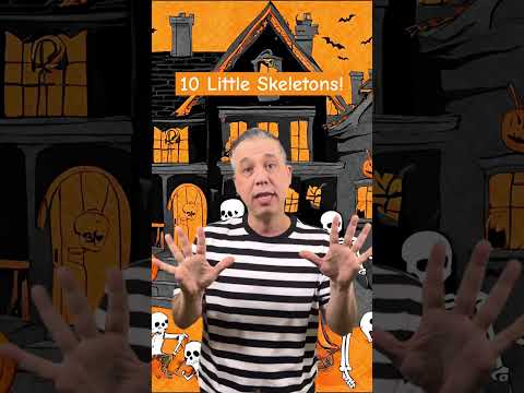 💀🔥 10 Little Skeletons DANCE OFF! 🎃 (Who Wins?!)