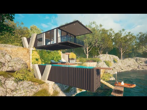 Shipping Container House: A Fun House with a Jaw-Dropping Swimming Pool You Won't Believe!