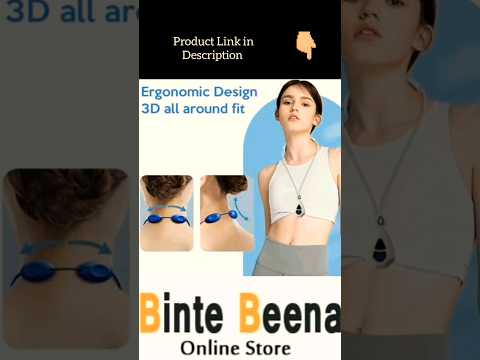 Electric Heatable Neck Massager #bintebeena #NeckMassager #heattherapy #relaxation