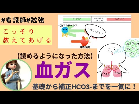 【血ガスが読める】新人ナース時代、この方法で読めるようになった！