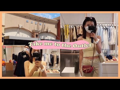 🇺🇸 Vlog：跟我一起逛美國Outlet🛒 .背到夢寐以求的包包 🥰. 戰利品開箱分享✨🌛