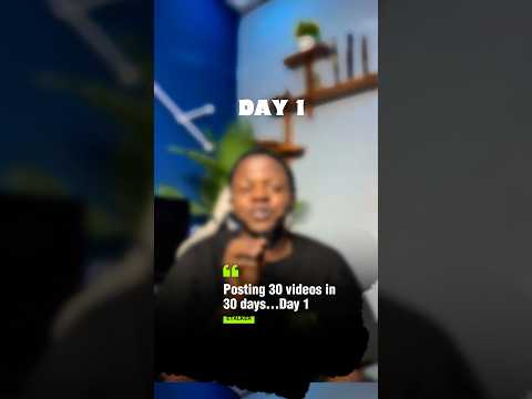 Day 1 of day 30..  #30daychallenge