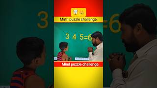 Math puzzle Challenge 🤩 #maths #math #mathchallenge #challenge