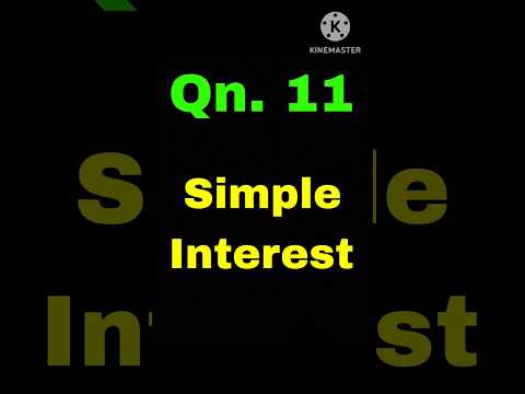 Simple Interest #solution #maths #simpleinterest