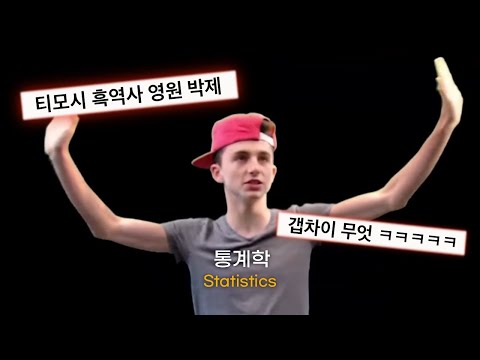 웡카 환상 파괴 주의!! 티모시가 고딩때 만든 통계학 랩  Timothée Chalamet - Statistics 풀버전 [병맛 가사/해석]