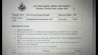 B.A mass com paper#Code:1421,Autumn 2020