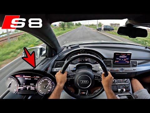AUDI S8 670HP - STAGE 2 - BRUTAL ACCELERATION - 0 100 KMH - DRAGY