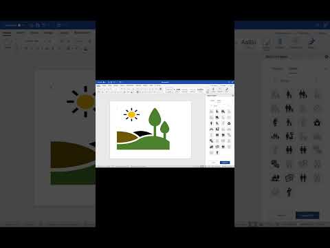Simple art in Microsoft Word #shortsviral #shorts