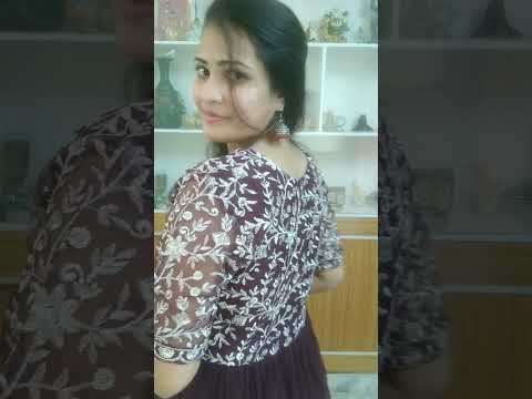 Long Gown From Meesho #shorts #shortsvideo #meesho #meeshohaul #trending #fashion #styling #beauty