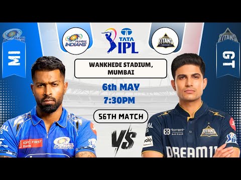 MI vs GT Today Match Prediction | Mumbai Indians vs Gujarat Titans IPL 2025 56th Match
