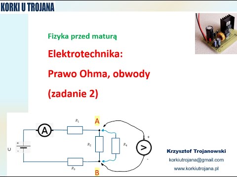 Prawo Ohma w obwodach elektrycznych (zadanie 2)