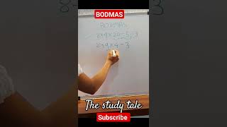 BODMAS Rule #math #mathtricks #mathtrick #mathproblems #mathmagic #mathematics #mathstables #class