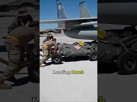 How Do Fighter Jets Get Loaded With Ammunition?#Knowledge #Military #Aviation