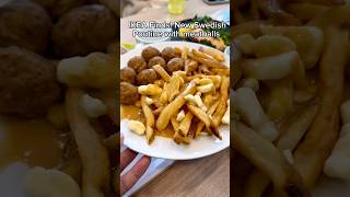 IKEA Poutine with meatballs