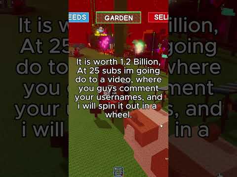 GIVEAWAY AT 25 SUBS (check description) #roblox #growagarden #growagardengiveaway #giveaway