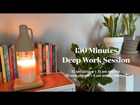 [DEEP WORK With me] Pomodoro 50+30+30 / With Smooth Jazz/Lofi music_#7