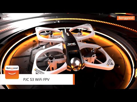 PJC S3 WiFi FPV with Dual Camera and LED - Shop on Banggood
