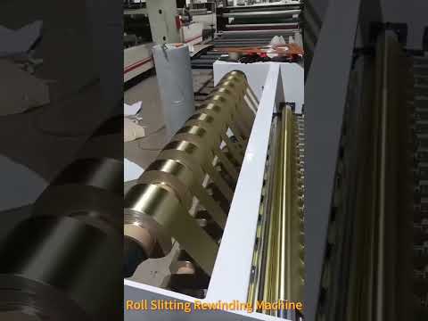 High-Speed Automatic Roll Slitting Machine #Automatic #Roll #Slitting #Machine