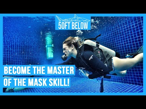 Swimming Without a Mask | You can do it with ease! | Scuba diving mask skill