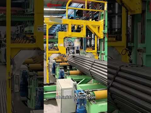Stainless steel pipe automatic binding machine #manufacturing #manufacturer #steel #stainlesssteel