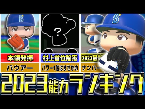 【Ver1.12版】eBASEBALLパワフルプロ野球2023　能力ランキング