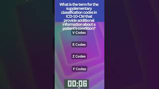 Quick Code Quizzes: 10-Second Challenges in Medical Coding Mastery! 66