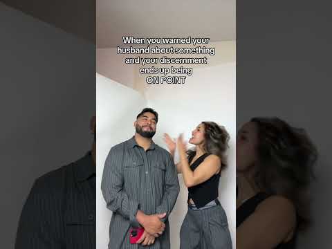 Listen to your wife 👀 #marriedlife #marriagehumor #discernment #wivesbelike #relationshiphumor #fyp