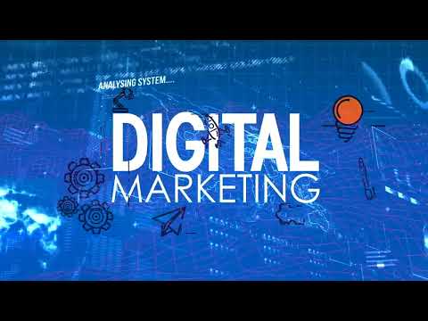 Digital Marketing Animation with digital codes