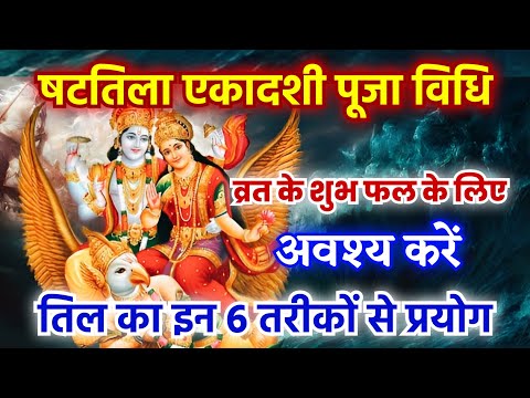 षटतिला एकादशी पूजा विधि | कैसे करें तिलों का 6 प्रकार से प्रयोग? Shattila Ekadashi Puja Vidhi