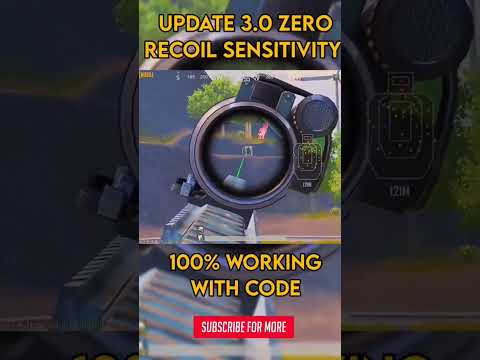 No Recoil sensitivity pubg mobile | 3.0  Update | zero recoil sensitivity bgmi/pubg mobile #pubg