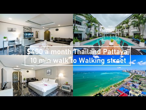 This Pattaya budget apartment is perfect for 1-2 people!  $400 Monthly