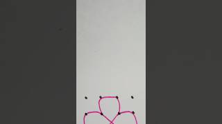 easy kolam with dots #kolam#margalikolam #kolamdesign#easykolangal#easykolamsbeginners#simplekolam