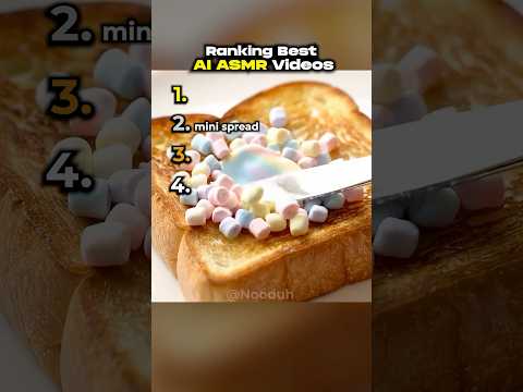 Ranking The Best AI ASMR Videos