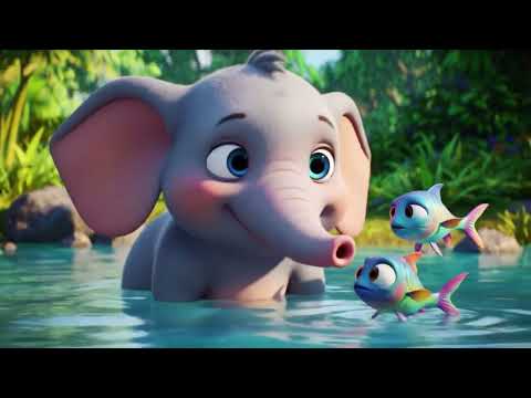 AN ELEPHANT JOURNEY TO MAMA, KID SONG #kidsongs #songforkids #cartoonforkids #kidcartoon