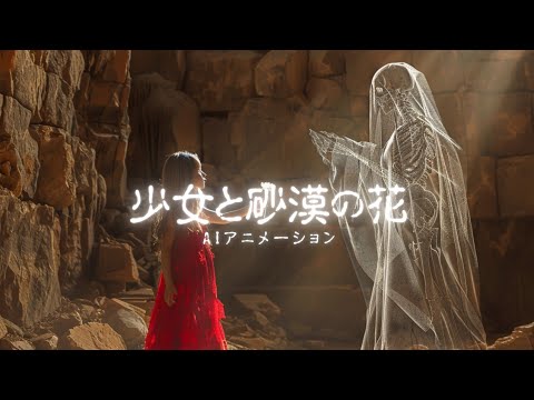 AIアニメーション「少女と砂漠の花」