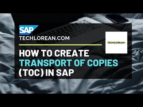 CREATE SAP TOC | TRANSPORT OF COPIES PURPOSE AND HOW TO