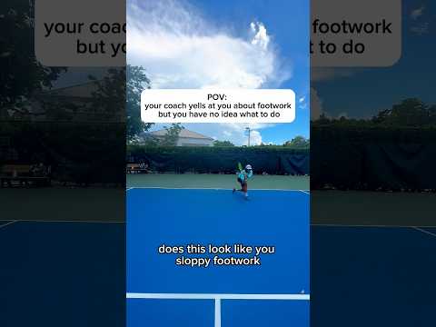 How to ACTUALLY “work on your footwork” 🎾