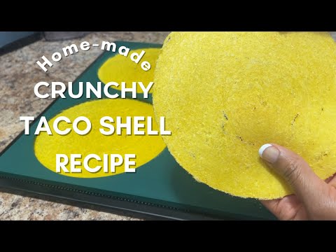 Homemade Crunchy Taco Shell Recipe | Oil-free