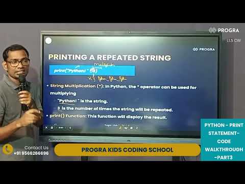 Python - Print Statement-Code Walkthrough - Part 3 | #python  #education #coding #codingforkids