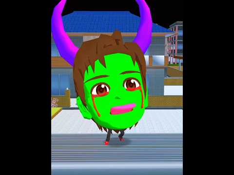 hantu head 👹#sakuraschoolsimulator #animatedcartoon #roblox #hantu#zombie