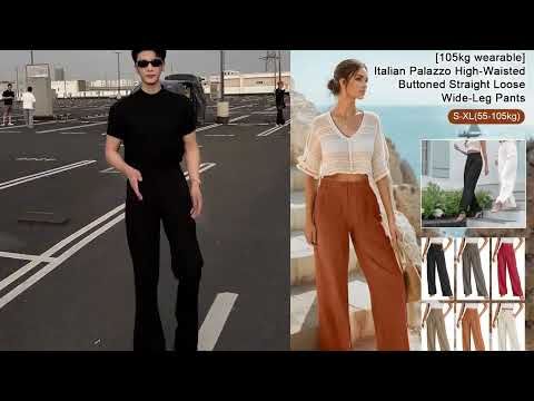 Airy Elegance High Waisted Palazzo Pants
