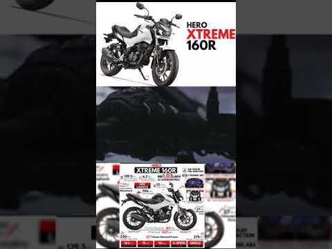 HERO XTREME 160R SPECS,COLOURS,MILEGE, TOP SPEED,PRICE IN INDIA 🇮🇳😱🤯!!??? #shorts