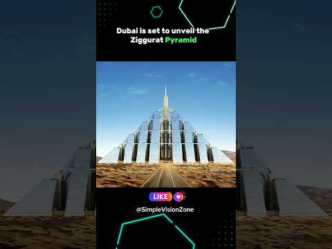 "Dubai's Ziggurat Pyramid: A Futuristic Carbon-Neutral Mega-Structure" 