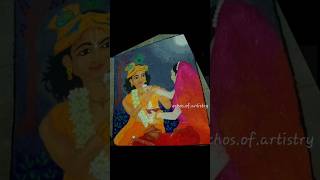 🎉 #radhakrishna #radha #krishna #rangoli2024 #prem #diwalirangoli #bestrangolivideo #rangoli #shorts
