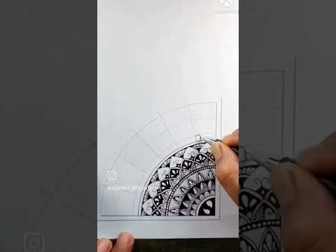 Mandala Mix Art #trending #new #status #whatsappstatus #art #drawing