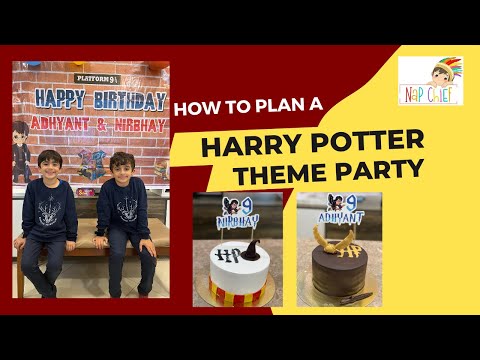 How to throw a Harry Potter Birthday Party for Kids | Ideas, Games, Decor, Food & Nap Chief Kidswear