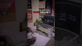 Gods timing 🧿 #codewithpassion #motivation #5010pomodorostudywithme #studyadvice #study